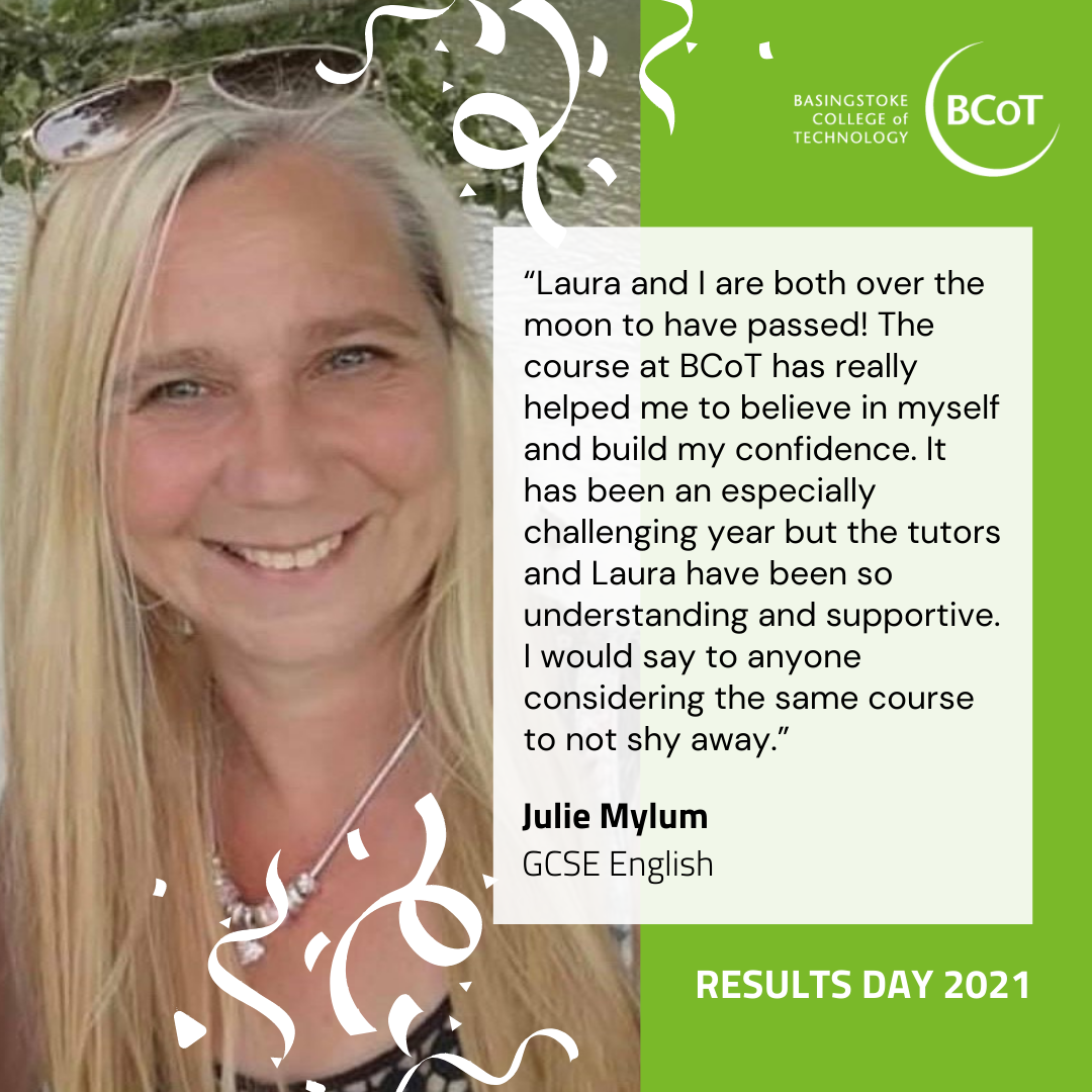 Case study of GCSE English student, Julie Mylum. 