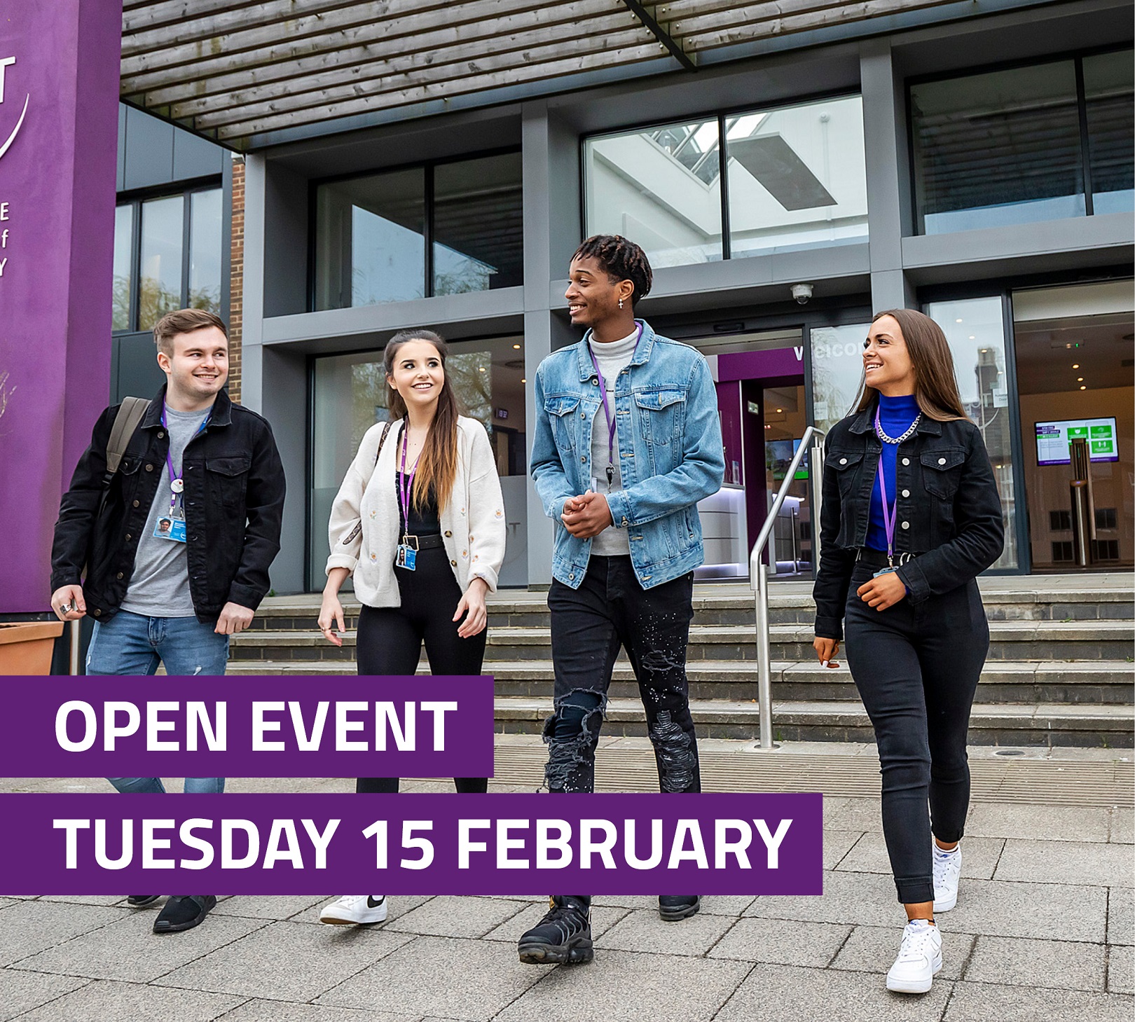 Open Event: Tuesday 15 February