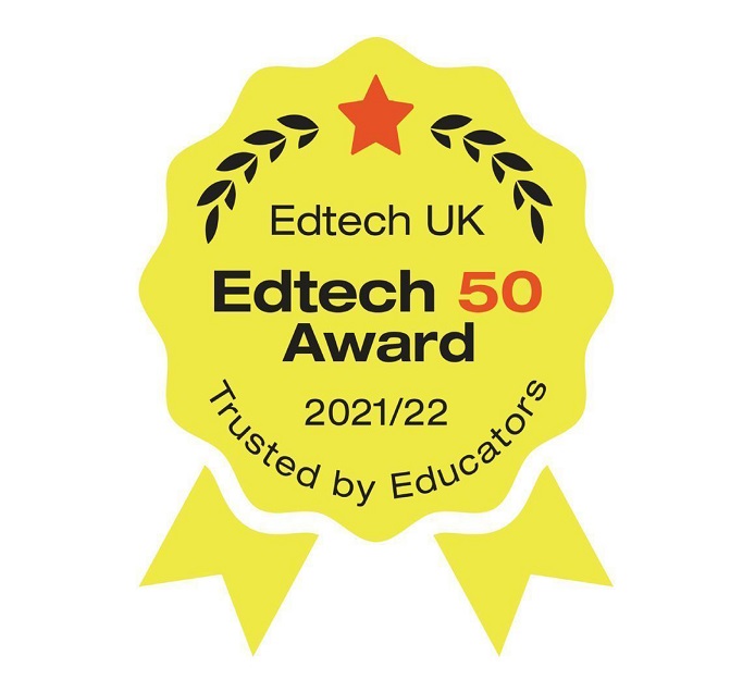 EdTech 50 Award 2021/22 Trusted by Educators