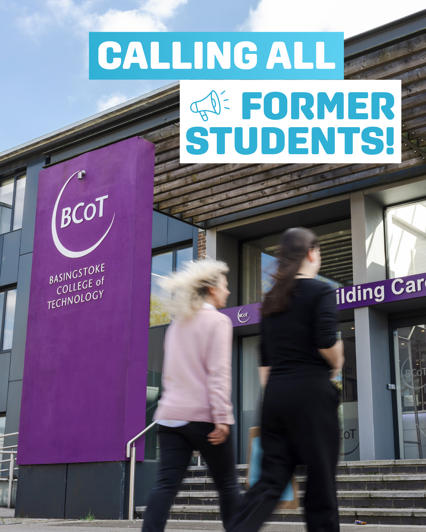 Students walking into BCoT