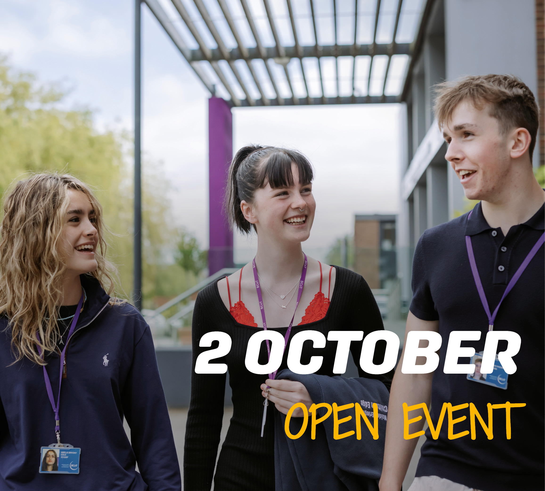 Open Event: 2 October graphic
