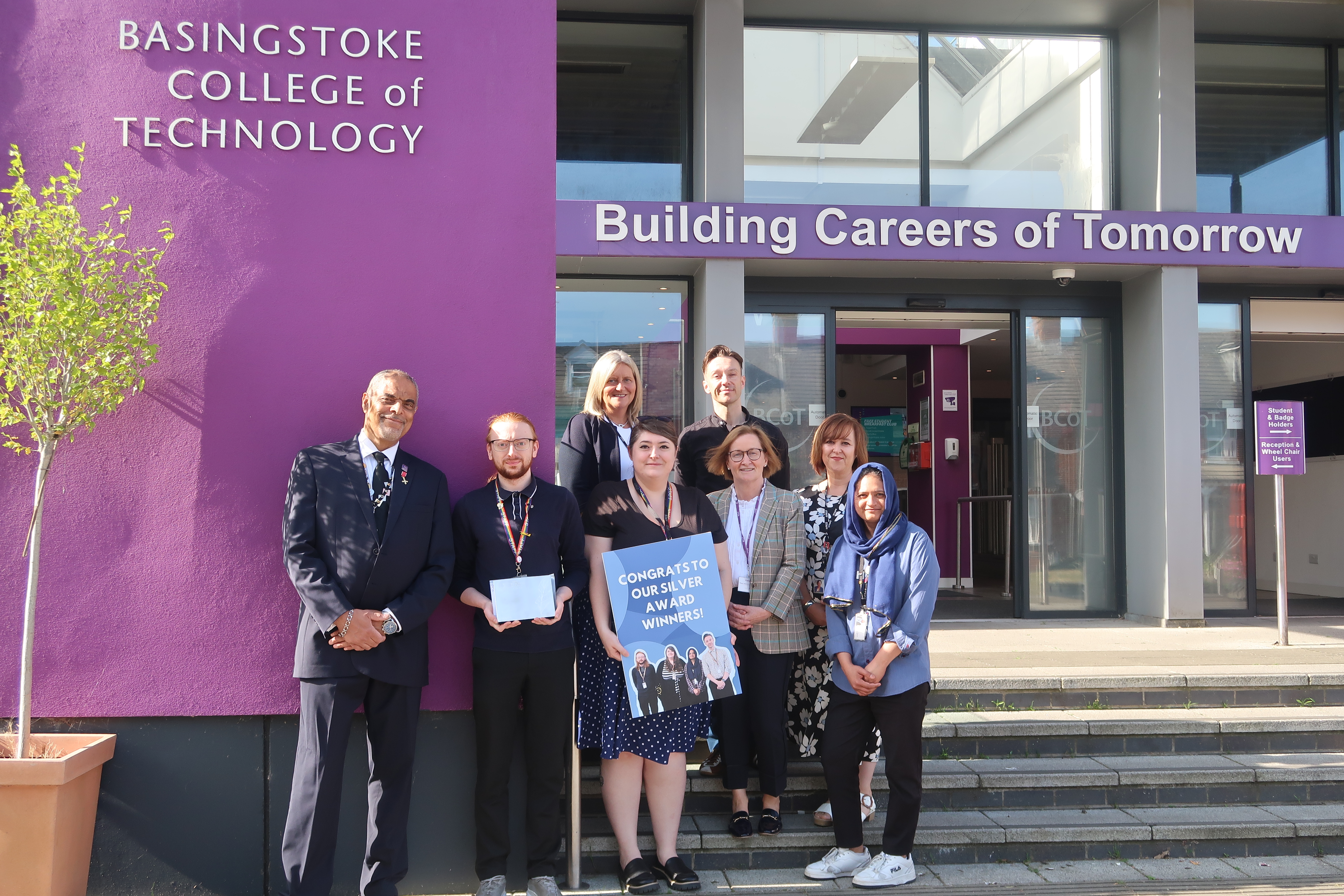 The Digital Team at BCoT receive Silver Award for Transformational Use of Digital Technology